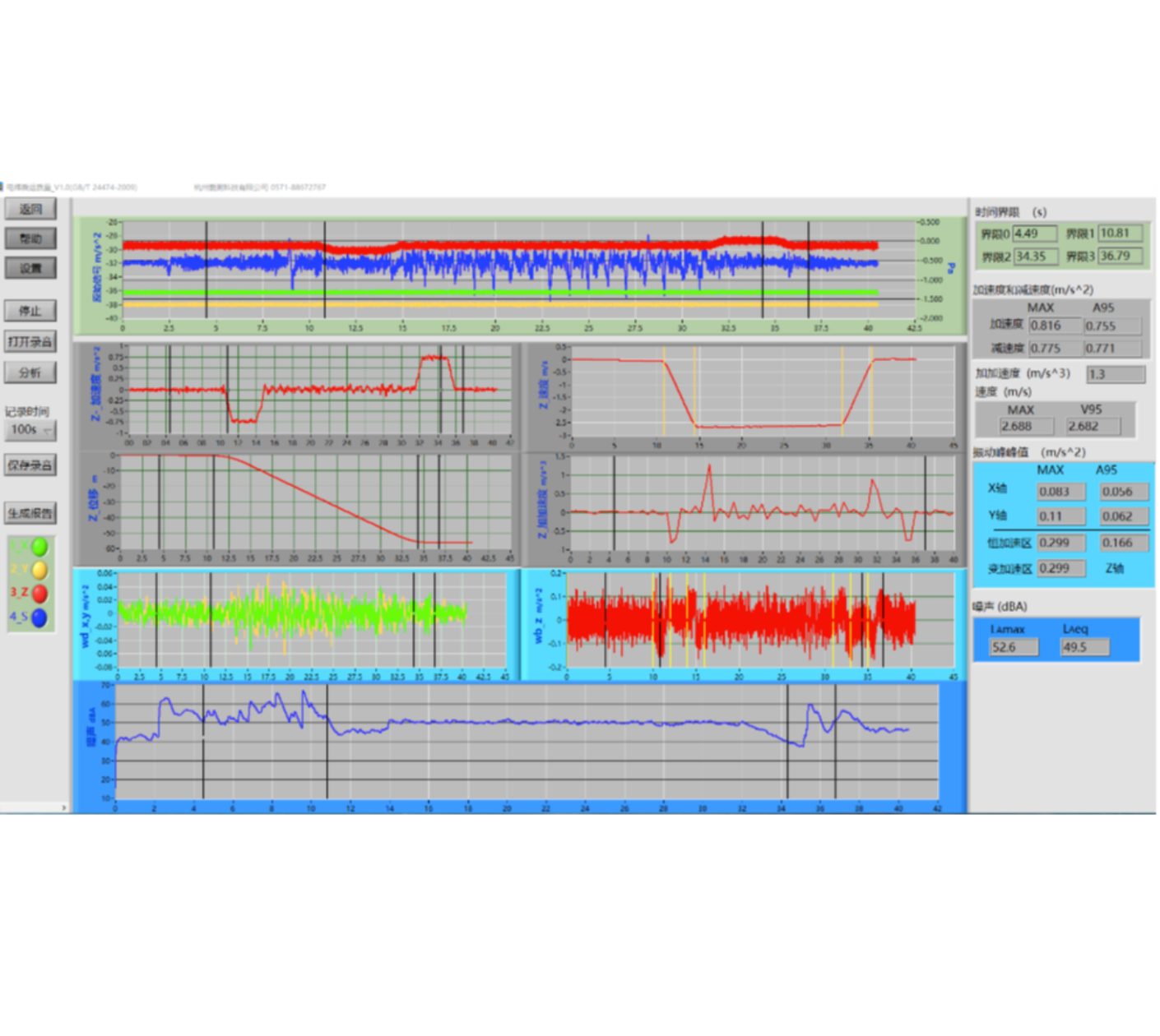 ACE6602 型电梯乘运质量测试系统